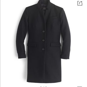 Regent topcoat in double-serge wool